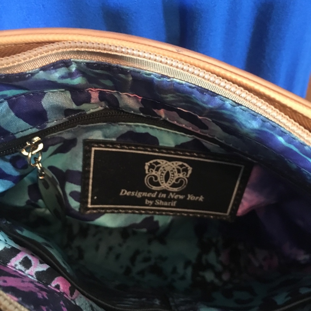 Sharif 1827 Red Leather Crossbody - image 5